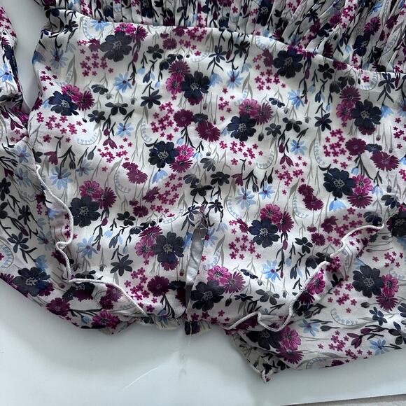 MAYORAL IVORY FLORAL CHIFFON DRESS - Picture 7 of 9